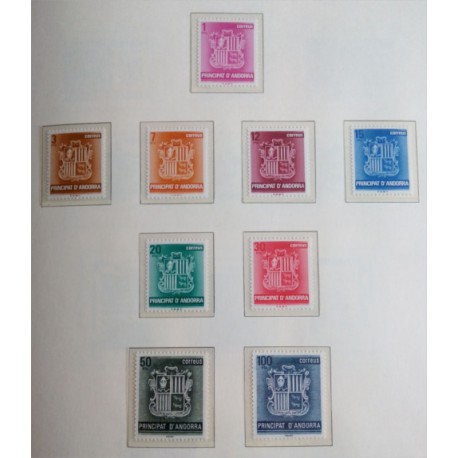 (134 a 152) Andorra. 1982. Serie Completa (Nuevo)