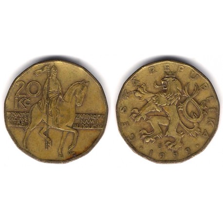 (5) República Checa. 1999. 20 Korun (BC)