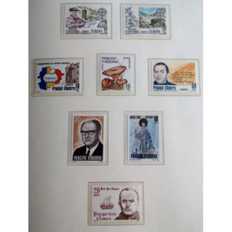(153 a 159) Andorra. 1983. Serie Completa (Nuevo)