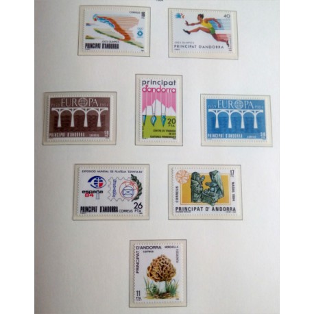 (160 a 166) Andorra. 1984. Serie Completa (Nuevo)