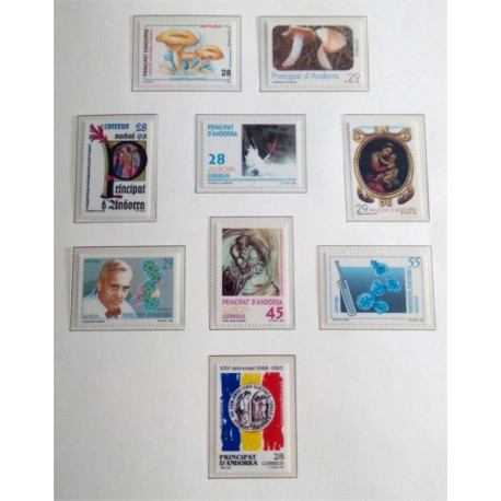 (222 a 231) Andorra. 1993-94. Serie Completa (Nuevo)