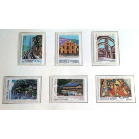 (270 a 275) Andorra. 2001. Serie Completa (Nuevo)