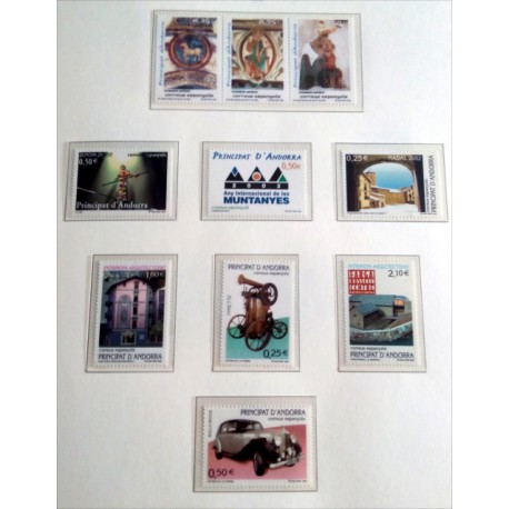 (276 a 287) Andorra. 2002. Serie Completa (Nuevo)