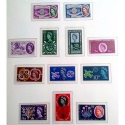 (375 a 386) Gran Bretaña. 1960-61. Serie Completa (Nuevo)