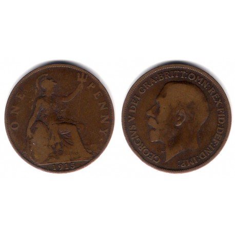 (810) Gran Bretaña. 1915. 1 Penny (BC)