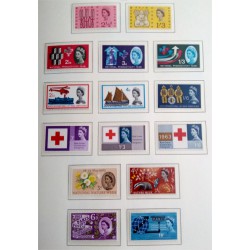 (387 a 401) Gran Bretaña. 1962-63. Serie Completa (Nuevo)