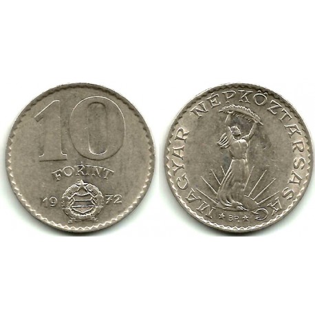 (595) Hungria. 1972. 10 Forint (MBC-)