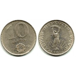(595) Hungria. 1972. 10 Forint (MBC-)