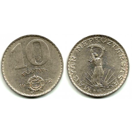 (595) Hungria. 1972. 10 Forint (MBC-)