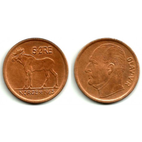 (405) Noruega. 1965. 5 Ore (MBC)