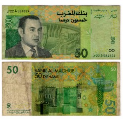 (69a) Marruecos. 2002. 50 Dirham (RC+)