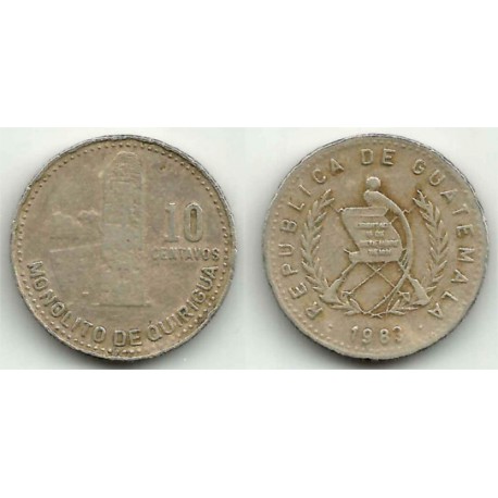 (277.4) Guatemala. 1983. 10 Centavos (BC)