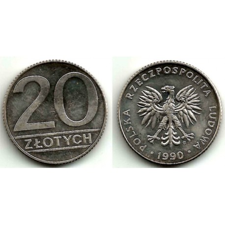 (Y153.2) Polonia. 1990. 20 Zlotych (EBC)