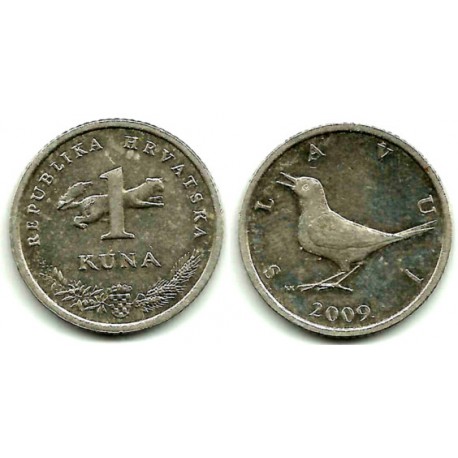 (9.1) Croacia. 2009. 1 Kuna (MBC-)