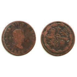 Fernando VII. 1820. 8 Maravedi (BC) Ceca de Jubia
