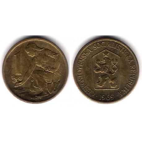 (50) Cheoslovaquia. 1969. 1 Koruna (MBC)