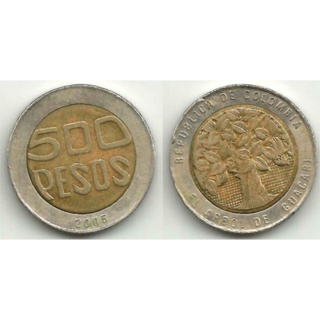 (286) Colombia. 2005. 500 Pesos (BC)
