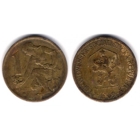(50) Checoslovaquia. 1969. 1 Koruna (BC)