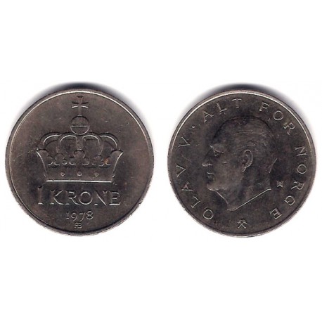 (419) Noruega. 1978. 1 Kroner (MBC)