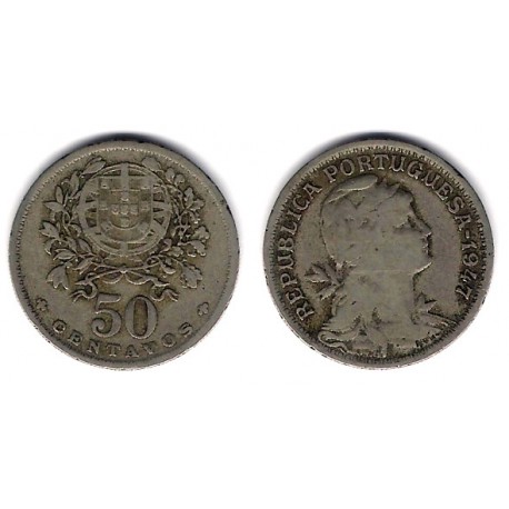 (577) Portugal. 1947. 50 Centavos (RC)