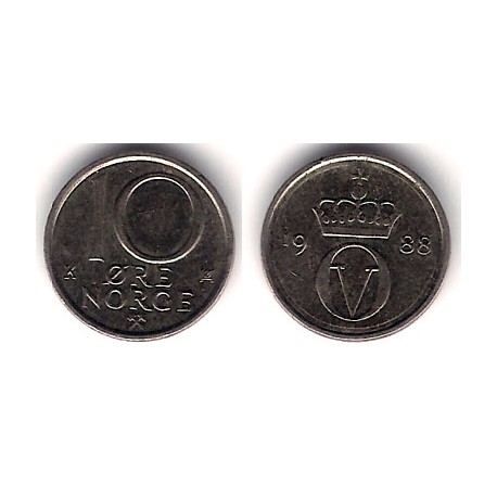 (416) Noruega. 1988. 10 Ore (MBC)
