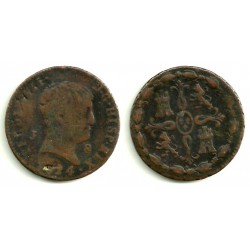 Fernando VII. 1824. 8 Maravedi (RC) Ceca de Jubia