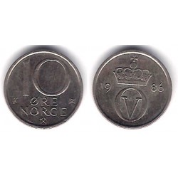 (416) Noruega. 1986. 10 Ore (MBC+)