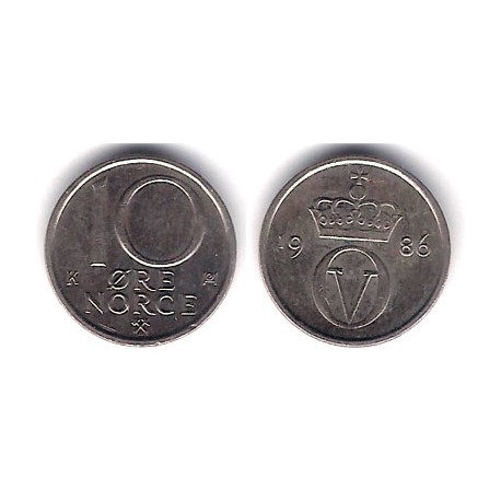(416) Noruega. 1986. 10 Ore (MBC+)