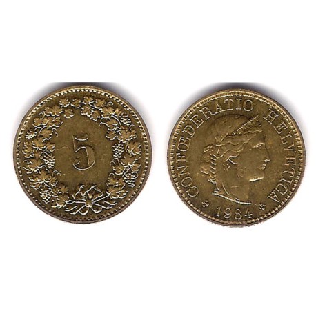 (26c) Suiza. 1984. 5 Rappen (EBC)