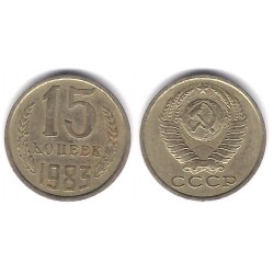 (Y131) Unión Soviética. 1983. 15 Kopeks (MBC)
