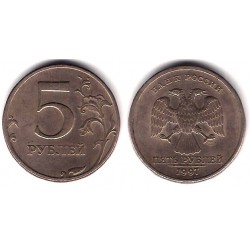 (Y606) Rusia. 1997. 5 Roubles (MBC)