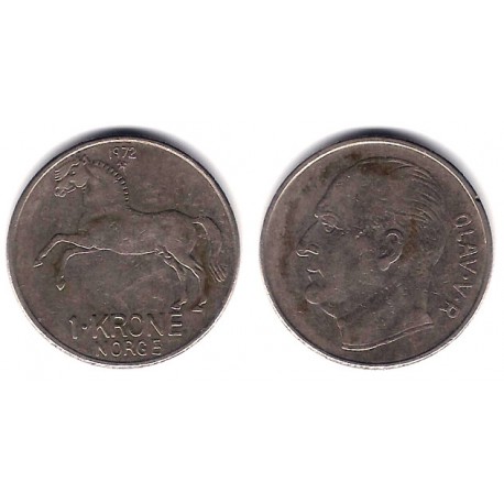 (409) Noruega. 1972. 1 Krone (BC)
