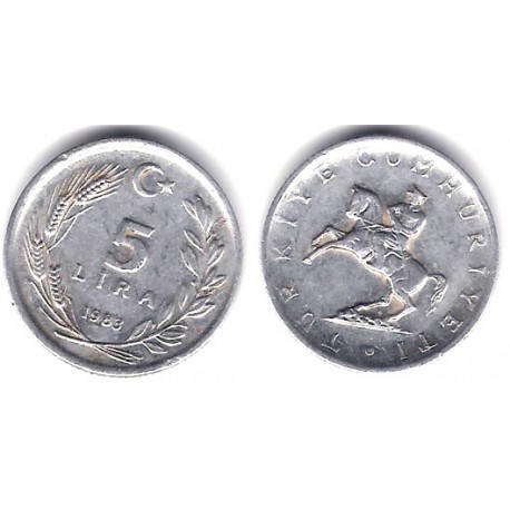 (949.2) Turquia. 1983. 5 Lira (BC)