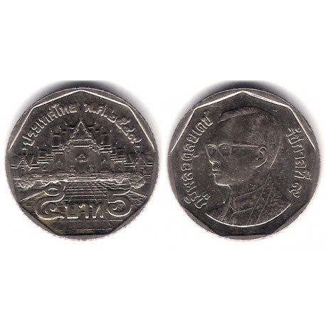 (Y183) Tailandia. 2006(2549). 1 Baht (MBC)
