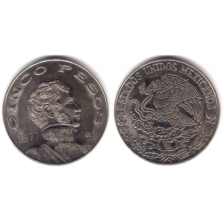 (472) Estados Unidos Mexicanos. 1977. 5 Pesos (SC)