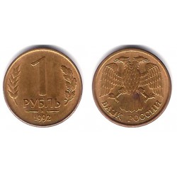 (Y311) Rusia. 1992. 1 Rouble (BC+)