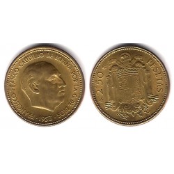 Estado Español. 1953*(19-54). 2½ Pesetas (SC)