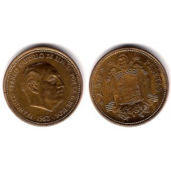 Estado Español. 1953*(19-54). 2½ Pesetas (MBC)