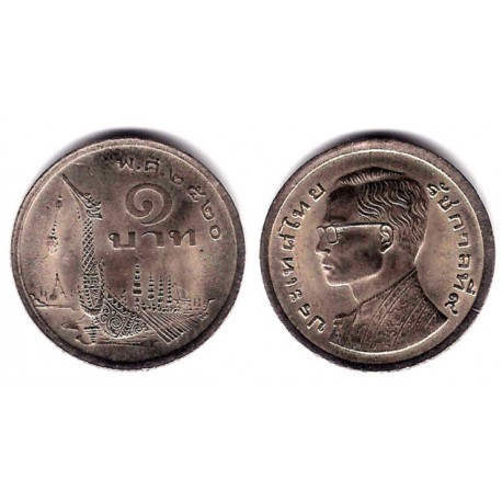 (Y110) Tailandia. 1977. 1 Baht (EBC+)