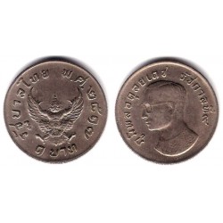 (Y100) Tailandia. 1974(2517). 1 Baht (MBC)
