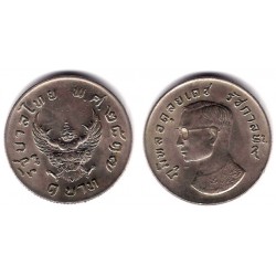 (Y100) Tailandia. 1974(2517). 1 Baht (MBC)