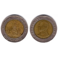 (Y227) Tailandia. 1989(2532). 10 Baht (BC+)