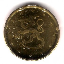 Finlandia. 2001. 20 Céntimos (SC)