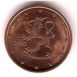 Finlandia. 2003. 2 Céntimos (SC)