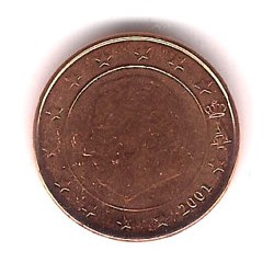 Bélgica. 2001. 1 Céntimo (SC)