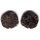 Enrique IV. 1454-74. Dinero (BC) Ceca de Sevilla