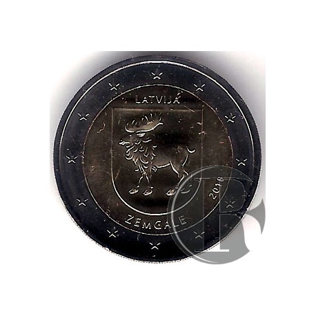 Letonia. 2018. 2 Euro (SC) Zemgale