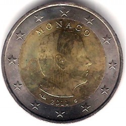 Mónaco. 2 Euro. 2011 (SC)