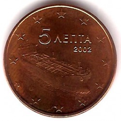 Grecia. 2002. 5 Céntimos (SC)