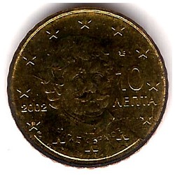 Grecia. 2002(F). 10 Céntimos (SC)